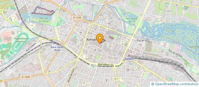 localisation de l'entreprise SCI CABINET DENTAIRE GAMBETTA à AMIENS