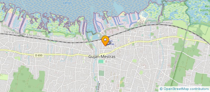 localisation de l'entreprise SCI CABINET DES HIRONDELLES  GUJAN-MESTRAS