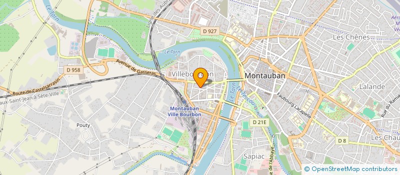 localisation de l'entreprise SCI CABINET INFIRMIER V.I.P  MONTAUBAN