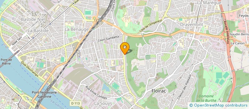 localisation de l'entreprise SCI CABINET LA MOULEYRE  FLOIRAC