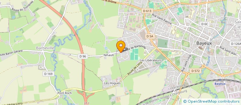 localisation de l'entreprise SCI CABINET LAPOS  BAYEUX