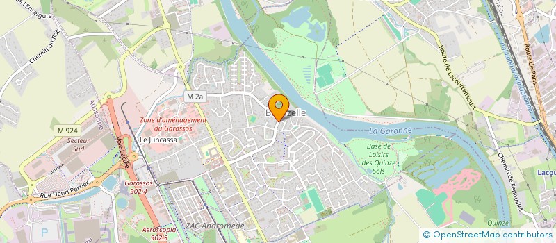 localisation de l'entreprise SCI CABINET MEDICAL BEAUZELLE  BEAUZELLE