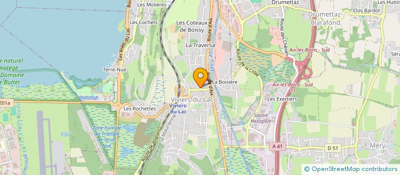 localisation de l'entreprise SCI CABINET MEDICAL DE L'ALLIU  VIVIERS-DU-LAC