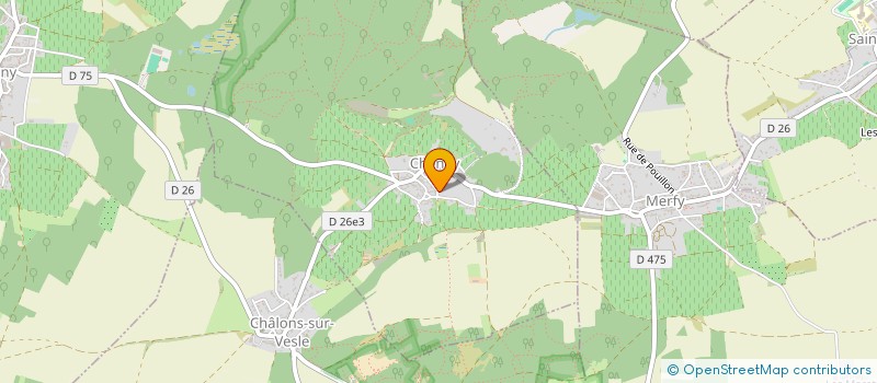 localisation de l'entreprise SCI CABINET MEDICAL DE ST THIERRY  CHENAY