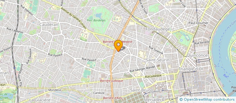 localisation de l'entreprise SCI CABINET MEDICAL DU JARDIN PUBLIC  BORDEAUX