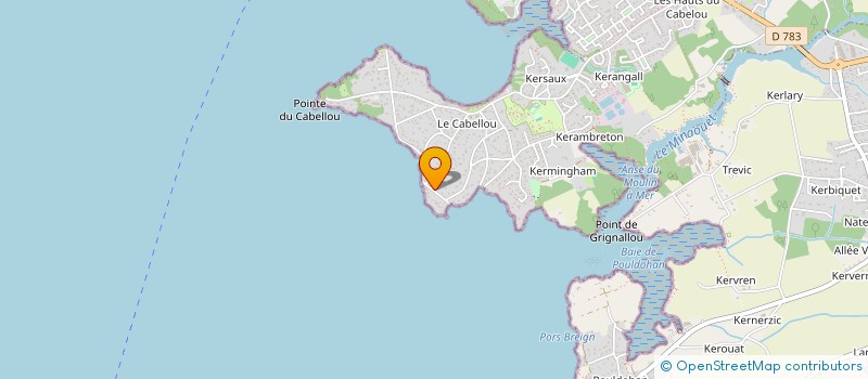 localisation de l'entreprise SCI CABINET MEDICAL DU ROUZ  CONCARNEAU