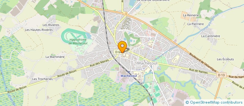 localisation de l'entreprise SCI CABINET MEDICAL HERAULT  MACHECOUL-SAINT-MEME