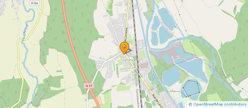 localisation de l'entreprise SCI CABINET MEDICAL IGNEY  IGNEY