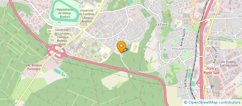 localisation de l'entreprise SCI CABINET MEDICAL LECLERC JEANNE D'ARC  VANDUVRE-LES-NANCY