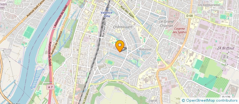 localisation de l'entreprise SCI CABINET MEDICAL RDV à VALENCE