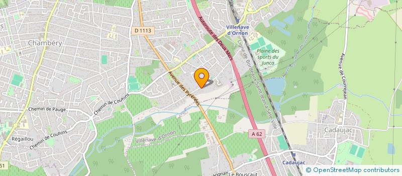 localisation de l'entreprise SCI CABINET MEDICAL SANE  VILLENAVE-D'ORNON