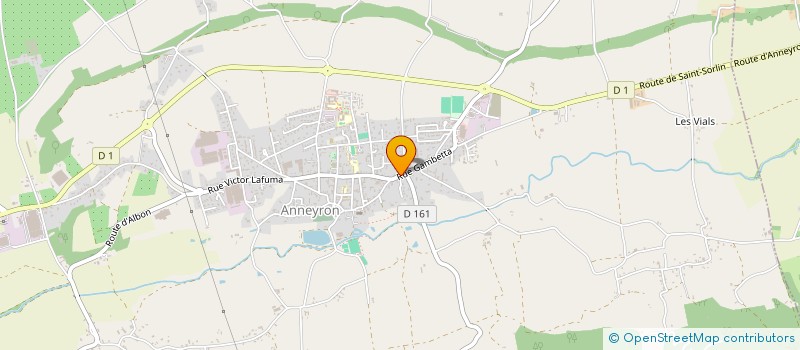 localisation de l'entreprise SCI CABINET MEDICO DENTAIRE  SAINT RAMBERT D'ALBON