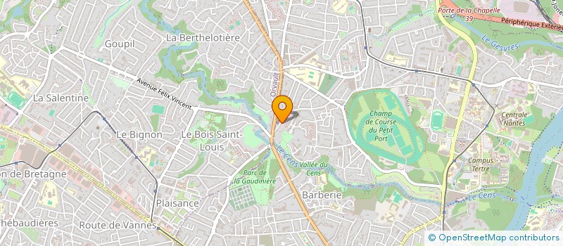 localisation de l'entreprise SCI CABINET NED  NANTES