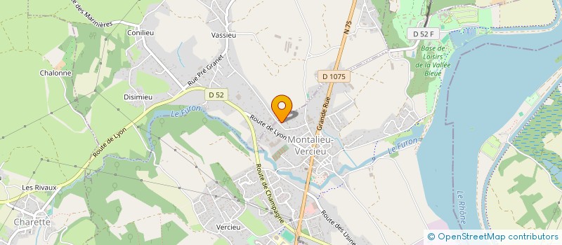 localisation de l'entreprise SCI CABINET PAYS DE LA PIERRE  MONTALIEU-VERCIEU