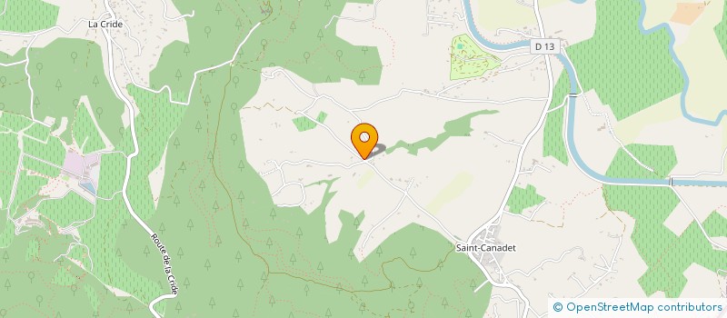 localisation de l'entreprise SCI CABINET PORTALIS  LE PUY-SAINTE-REPARADE