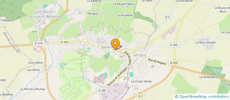 localisation de l'entreprise SCI CABINET POSSON à BELLEME