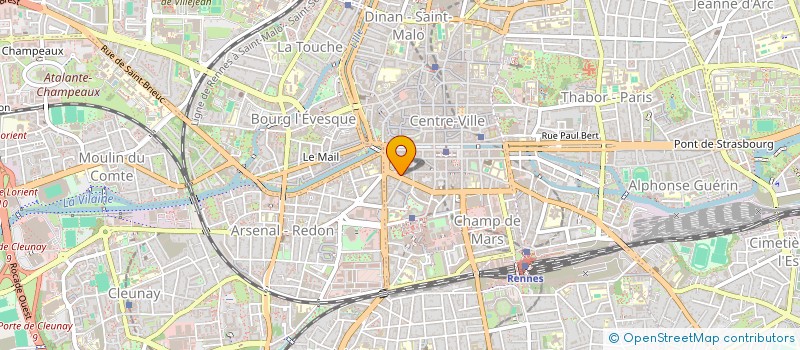 localisation de l'entreprise SCI CABINET PSY LIBERTE  RENNES