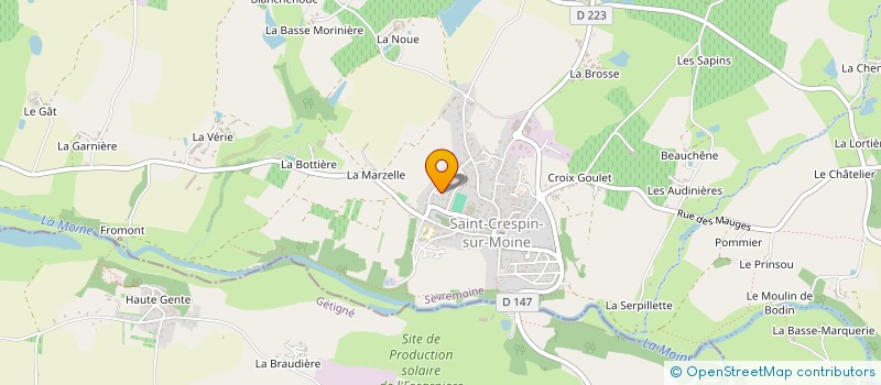 localisation de l'entreprise SCI CABINET SAINT MICHEL à SEVREMOINE