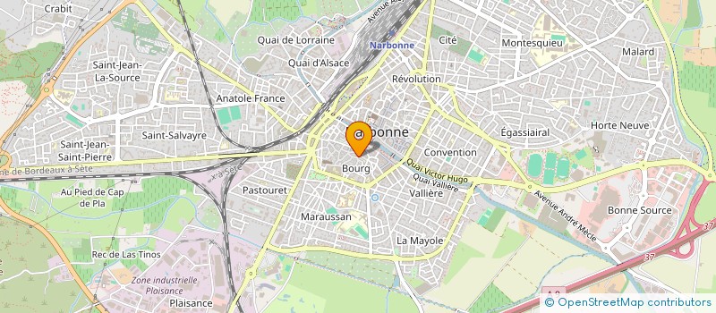 localisation de l'entreprise SCI CABIROL à NARBONNE
