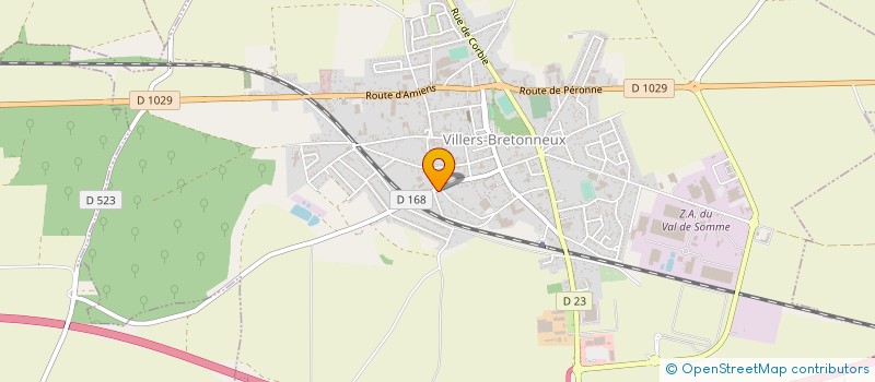 localisation de l'entreprise SCI CABLAGON à VILLERS-BRETONNEUX