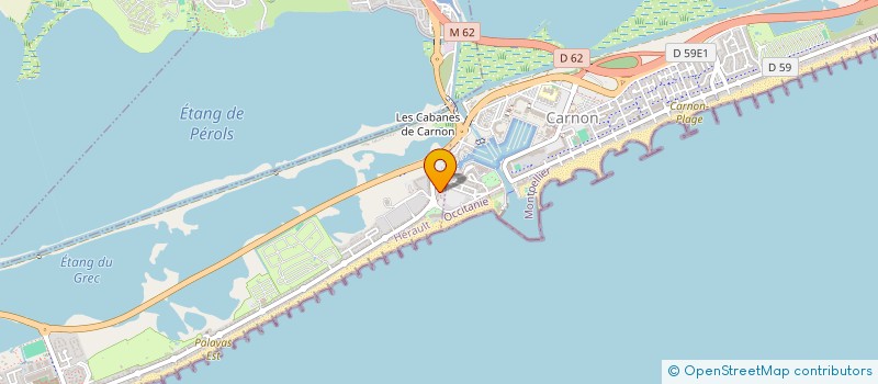 localisation de l'entreprise SCI CABM  PALAVAS-LES-FLOTS