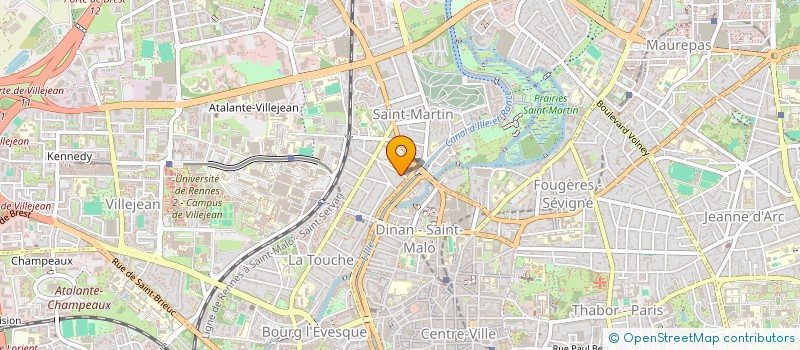 localisation de l'entreprise SCI CABMARTIN  RENNES