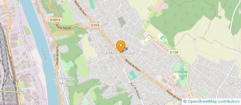 localisation de l'entreprise SCI CABMED DE BOOS  LE MESNIL-ESNARD