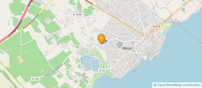 localisation de l'entreprise SCI CABO - TRENCIANSKY à MEZE