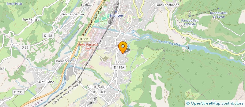 localisation de l'entreprise SCI CABOT  VILLAR-SAINT-PANCRACE