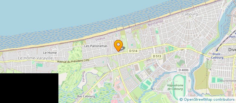 localisation de l'entreprise SCI CABOURG BIZONTINE à CABOURG