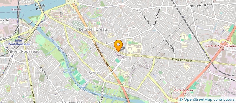 localisation de l'entreprise SCI CABREIRA GESTION à NANTES