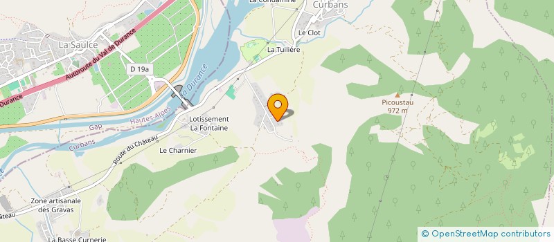localisation de l'entreprise SCI CABRI à CURBANS