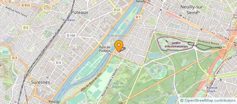 localisation de l'entreprise SCI CABRI  NEUILLY-SUR-SEINE