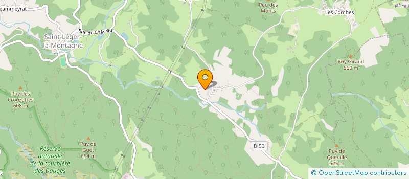 localisation de l'entreprise SCI CABRI MONTAGNE  SAINT-LEGER-LA-MONTAGNE