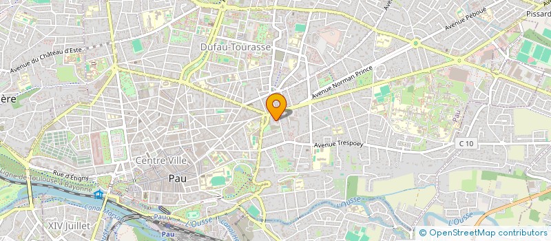 localisation de l'entreprise SCI CABRIDO à PAU
