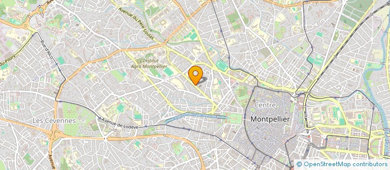 localisation de l'entreprise SCI CABRIERES à MONTPELLIER