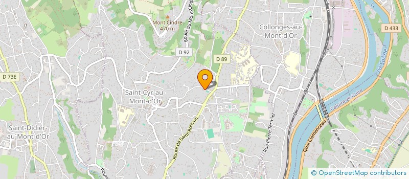 localisation de l'entreprise SCI CABRIOLE  SAINT-CYR-AU-MONT-D'OR