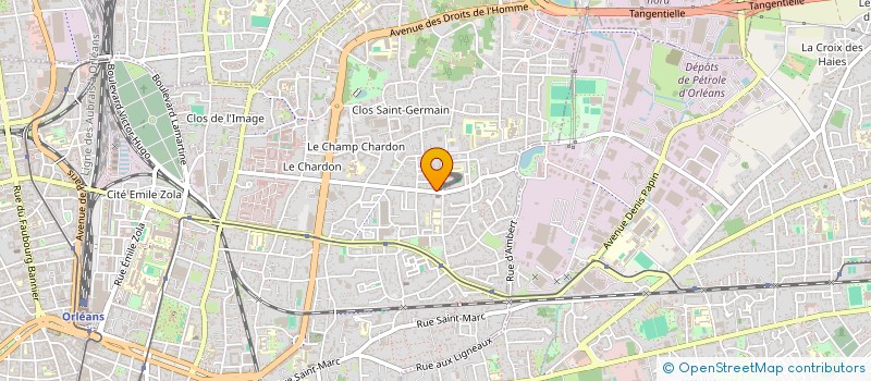 localisation de l'entreprise SCI CABRIOLI à ORLEANS