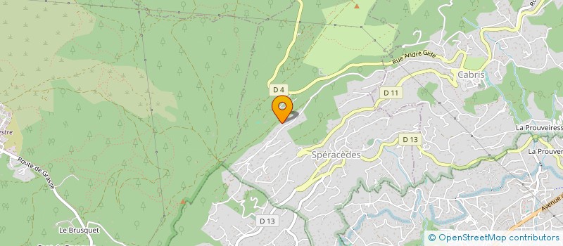 localisation de l'entreprise SCI CABRIS 2007  SPERACEDES