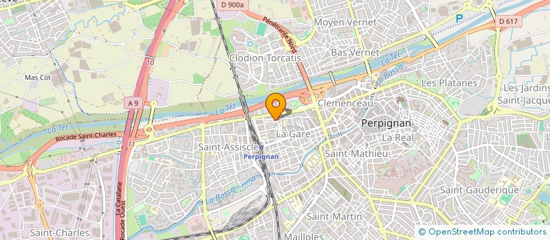 localisation de l'entreprise SCI CABRIT à PERPIGNAN