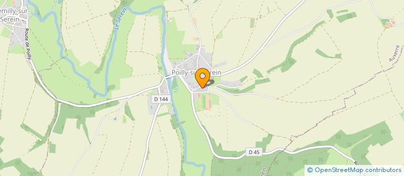 localisation de l'entreprise SCI CABS  POILLY-SUR-SEREIN