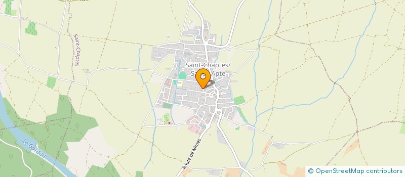 localisation de l'entreprise SCI CABY  SAINT-CHAPTES