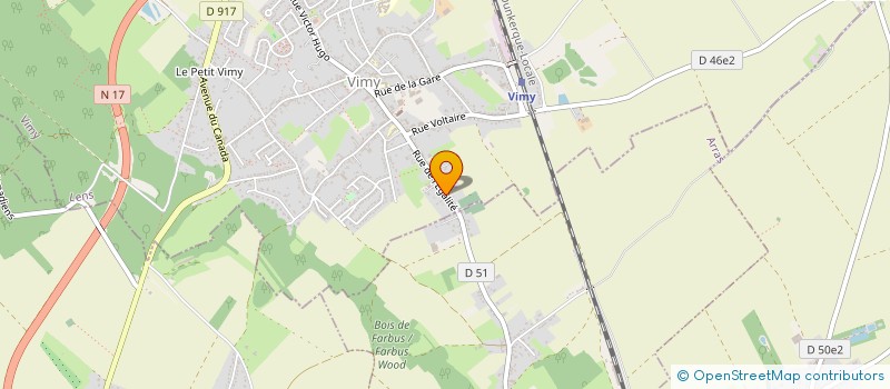 localisation de l'entreprise SCI CABY AJT à VIMY