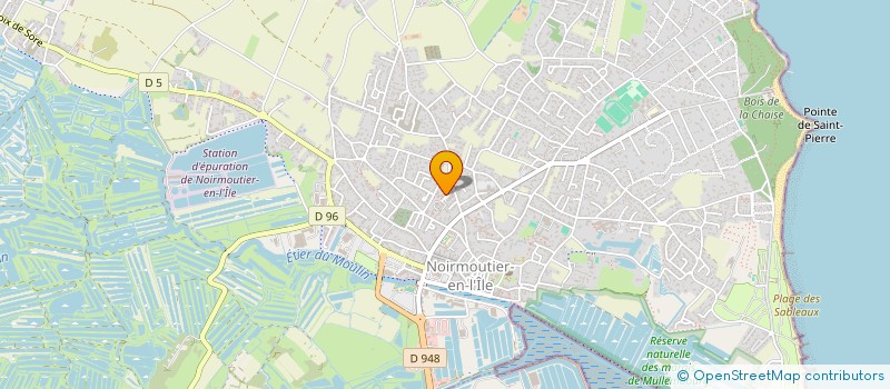 localisation de l'entreprise SCI CAC  NOIRMOUTIER-EN-L'ILE