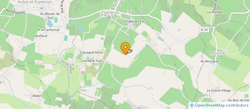 localisation de l'entreprise SCI CAC  VAL DE VIRVEE