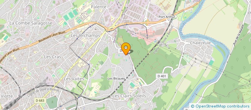 localisation de l'entreprise SCI CAC à BESANCON