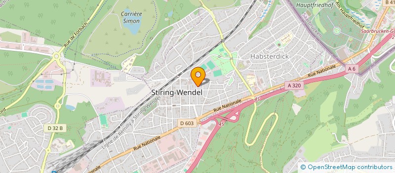 localisation de l'entreprise SCI CAC  STIRING-WENDEL