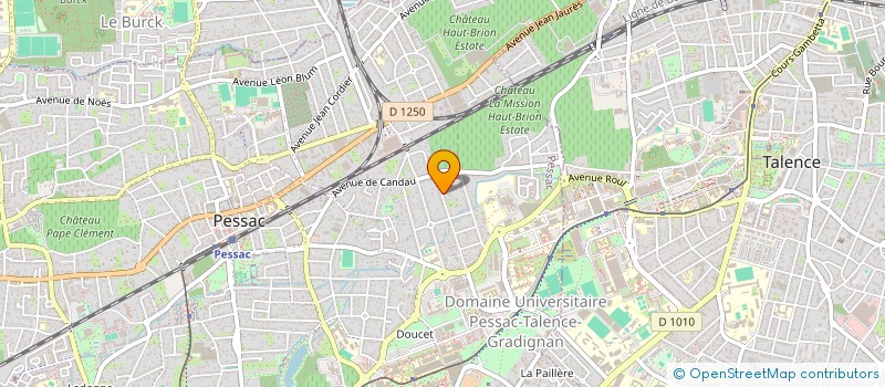 localisation de l'entreprise SCI CAC  PESSAC