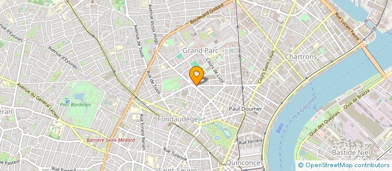 localisation de l'entreprise SCI CAC3G  BORDEAUX