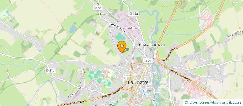 localisation de l'entreprise SCI CACAHUETE à MONTGIVRAY